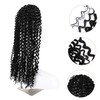 Baluue 2pcs Twisted Wavy Crochet Braids Hair Wigs for Fashionable