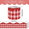 100FT Checkered Bulletin Board Border-Scalloped Checkerboard Decorative Roll for Party