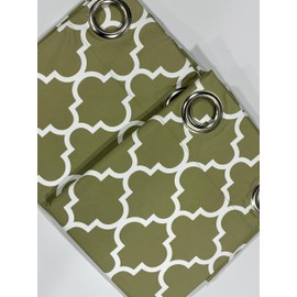 Royal Tradition Meridian, 52-Inch Wide x 63-Inch Long, Set of 2, Thermal Insulated Room Darkening Curtains, Green