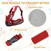 PETAXCELL Short Snout Dog Muzzles, Adjustable Mouth Cover for Dogs