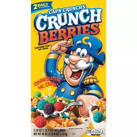 CAP'N CRUNCH SWEETENED CORN & OAT CEREAL, VARIETY PACK (2, 40 oz BOXES)