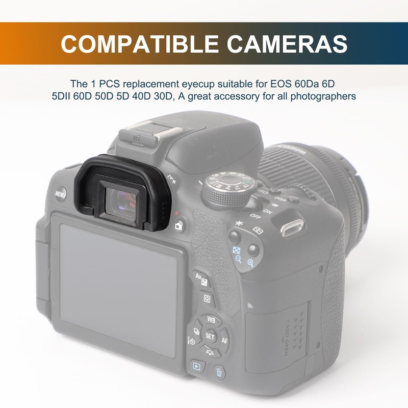 uxcell Camera Eyecup, Rubber Eye Cup Eyepiece Viewfinder Protector for