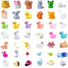 Baiinjiene 42 Pcs Mini Resin Animals Dollhouse,Fairy House Garden,Micro Landscaping