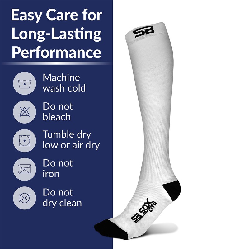 SB SOX Lite Compression Socks for Men & Women (15-20mmHg)