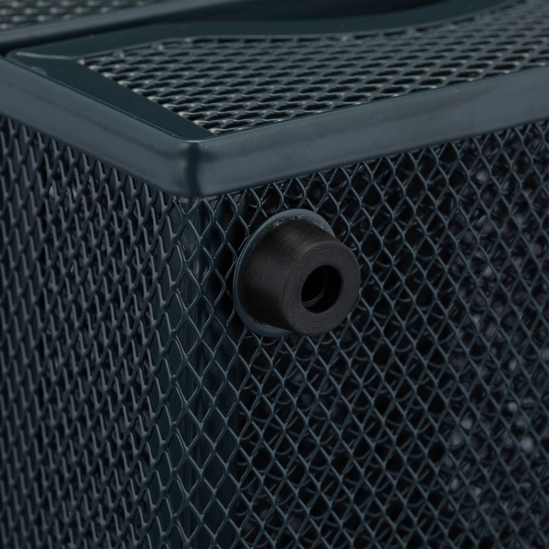 Relaxdays Desk Organiser, 4 Compartments, Mesh Design, H x W