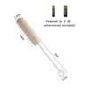 DOOBAANN Handheld Electric Baby Formula Mixer,Electric Milk Frothers,Handheld Drink Mixer(Beige)