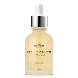The Skin House Snail Mucin 5000 Ampoules (30 ml, 1.01 fl.oz.) | Anti-Wrinkle | Anti-Ageing | Nourishing | Deep Moisture | Improves Skin Elasticity | Firming the Skin
