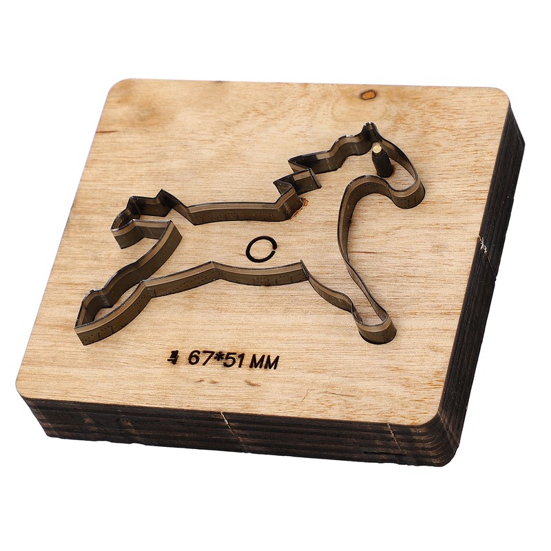 Leather Cutting Die Horse Shape Sharply Clean Edge Alloy Steel