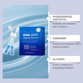 Sérum Facial Hidratante Portátil,10 Pcs, Hidratación y Tono Uniforme Contains anti-aging ingredients- makeup base, and seasonal moisturizing for those who stay up late. Cuidado Diario.