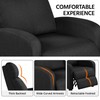 Yaheetech Home Theater Seating Fabric Recliner Chair Modern Single Living