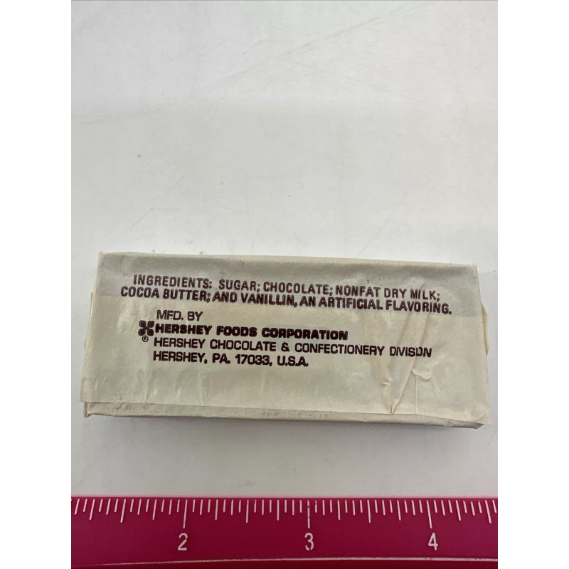 HERSHEY TROPICAL CHOCOLATE 1 OZ RATION BAR VIETNAM ERA