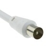 kenable Coaxial Satellite to TV Aerial Cable F type Plug