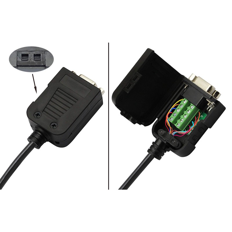 CERRXIAN DB9 Adapter RS-232 Serial Interface DB9 Male and DBP