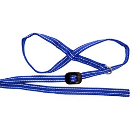 Gencon All-in-1 Headcollar and Lead Left-handed Blue/White