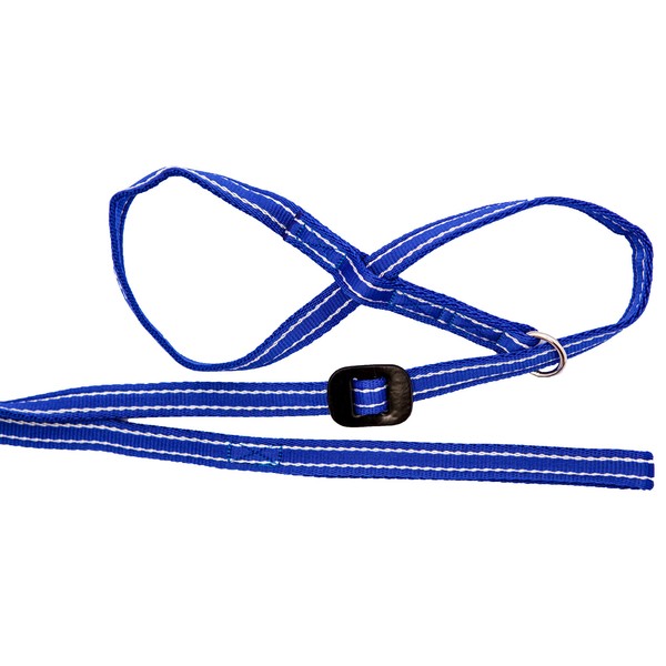 Gencon All-in-1 Headcollar and Lead Left-handed Blue/White