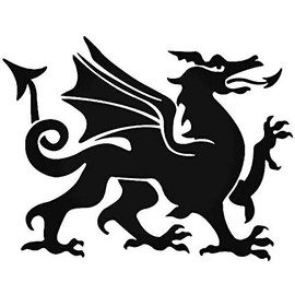 Welsh Dragon A4 190 Micron Mylar Stencil