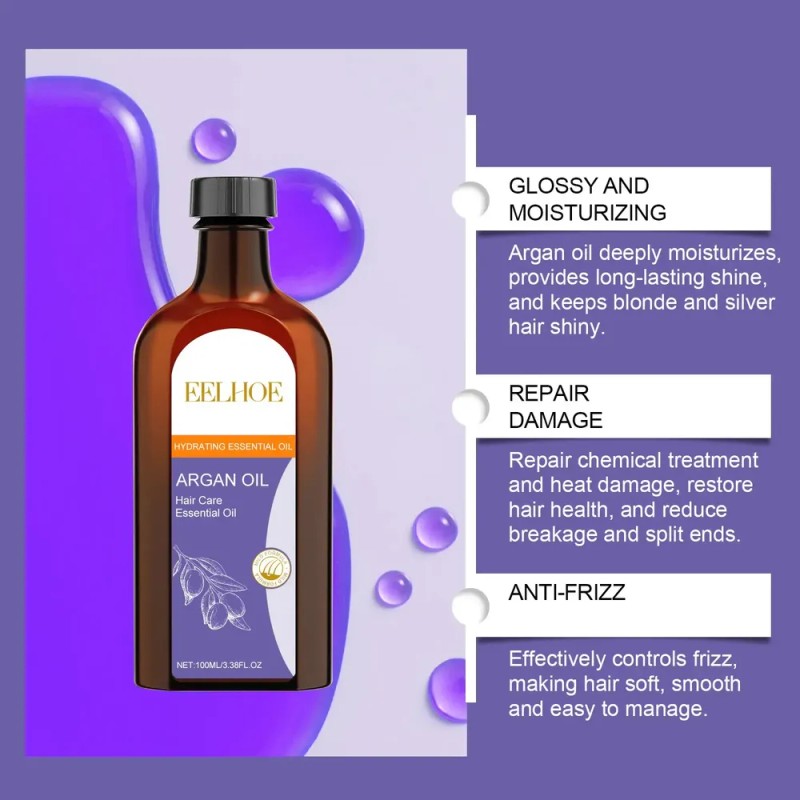 @sérum Capilar Eelhoe Moroccan Oil Hidratante Y Suavizante#