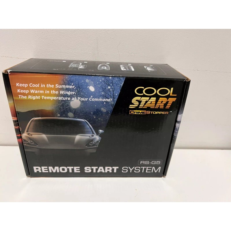 Crimestopper Cool Start RS4-G5 1-Way Remote Start System w/ Keyless