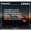 Rexka 10pcs Body Side Moulding Clips for Honda Acura 75305-S0A-003