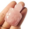 Manekieko Natural Rose Quartz Turtle Ncrystals and Healing Stones, 35