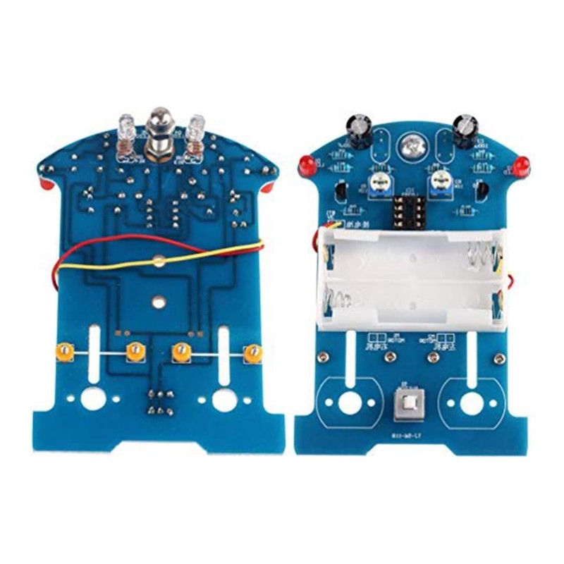 GERUI Two Sets School Education Practice Soldering Learning Electronics Kit,