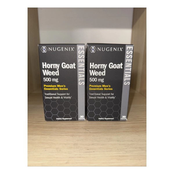 Nugenix Horny Goat Weed Men’s Essentials 2 Pack 60 Caps
