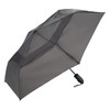 ShedRain Windjammer Automatic Vented Compact Folding Travel Umbrella - Charcoal,