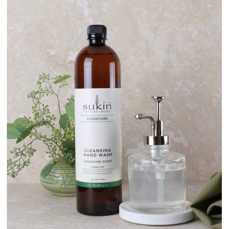 Sukin Cleansing Hand Wash Refill, 1 Litre
