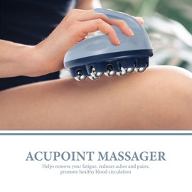 FOMIYES 2pcs Roller Ball Massager Body Massage Tools Foot Massager Gloves for Hands, Back, Neck, Legs & Calves