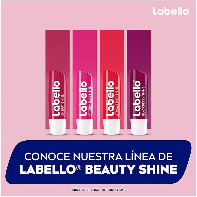 LABELLO Bálsamo labial con color Fresa (4.8g) protector labial con