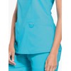 Cherokee Scrubs for Women Mock Wrap Top with 3 Pocket,