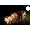 Grestar 8 Compartments Detachable Makeup Organizer, Acrylic Cosmetic Storage Jewelry