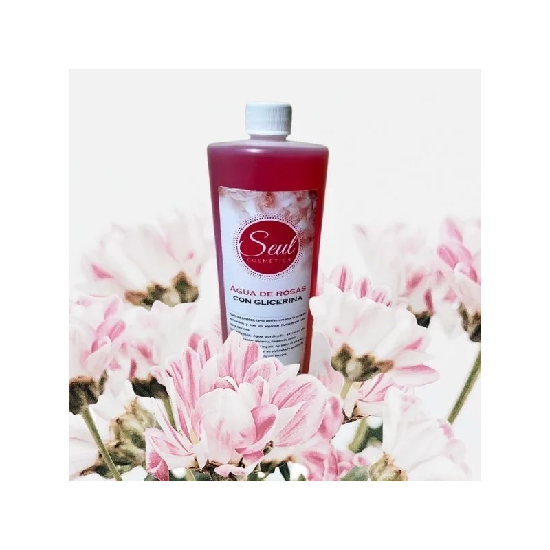 Agua De Rosas Con Colágeno Tónico Facial 2 Litros Todo