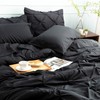 Bedsure Black Comforter Set Queen - Bed in a Bag