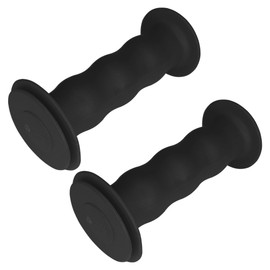 cyclingcolors Bicycle Grips Children's Bicycle Handlebar Grips with Safety 19 mm Length 85 mm Grips Rubber Grips Rubber Tricycle Scooter Pair Black