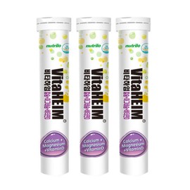 German effervescent vitamin Vitaheim Calcium Magnesium Vitamin D 45 tablets (3 bottles) / 독일 발포비타민 비타하임 칼슘 마그네슘 비타민D 45정(3통)
