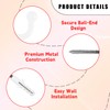 Bojueshaw 2 Pack Elegant Curtain Tie Back Hooks,U Shaped Metal