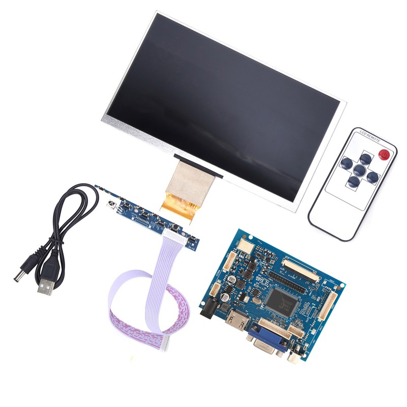 7 Inch LCD TFT Display 1024*600 HDMI VGA Monitor Screen