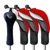 Golf Club Head Covers Woods Hybrids Value 3/4 Pack, Headcovers