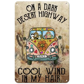 Vintage Peace Sign Hippie Wall Decor,Hippy Room Decor,Hippie Stuff,Peace Sign Hippy Gifts,Trippy Wall Decor for Kitchen Home Office Bar Cafe12x8 Inch