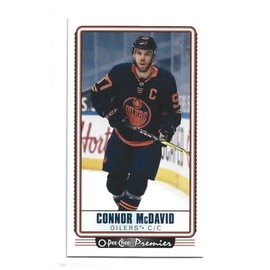 2021-22 O-Pee-Chee Premier Hockey Mini Tallboys #P1 Connor McDavid Hockey Card Edmonton