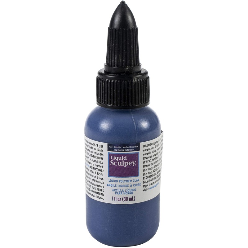 Sculpey Liquid, Navy Metallic