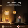 NVRGIUP Candle Warmer, Candle Warmer Lamp with Timer & Dimmer