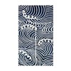LIGICKY Japanese Noren Doorway Curtain Tranditional Wave Printed Window Treatment
