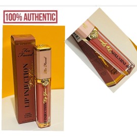 TOO FACED Lip Injection Power Plumping Lip Gloss  WIFEY FOR LIFEY Rose Nude New