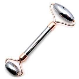GOLD STONE Terahertz Ore Face Roller for Facial Beauty Small Face Massage Health Beauty Part Color Pink Gold