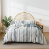 La Sheer Washed Cotton Full Size Duvet Cover Set -