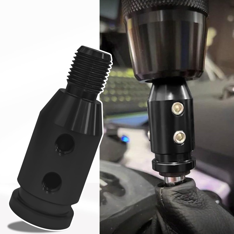 msyuusr Universal Shift Knob Adapter, Automatic Shift Knob, M12×1.25 Aluminum