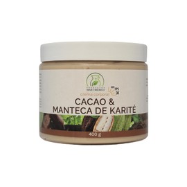 Crema Corporal de Cacao Con Manteca De Karité Con Filtro Solar Máxima Nutrición 400g