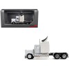 DCD Kenworth W900 White 1/87 (HO) Sleeper Cab Plastic Model